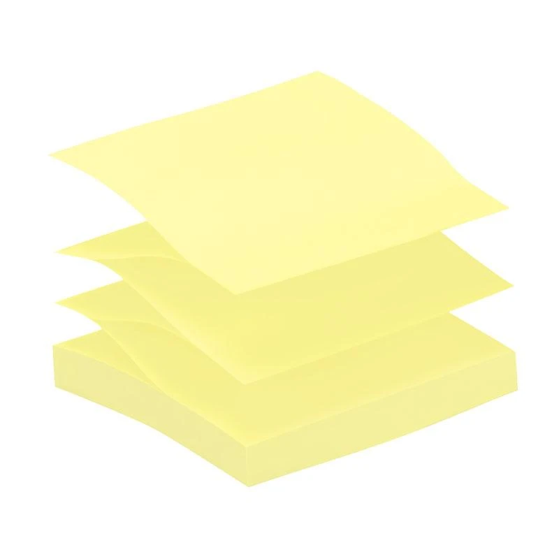 Lipnių lapelių dėklas Post-it Z-Notes PRO, juodos spalvos/skaidrus