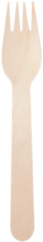 Love Nature Vienkartinės medinės šakutės BIO, 160mm, 100vnt