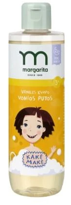 MARGARITA KAKĖS MAKĖS Vanilės kvapo vonios putos prieš miegą be SLS 250ml