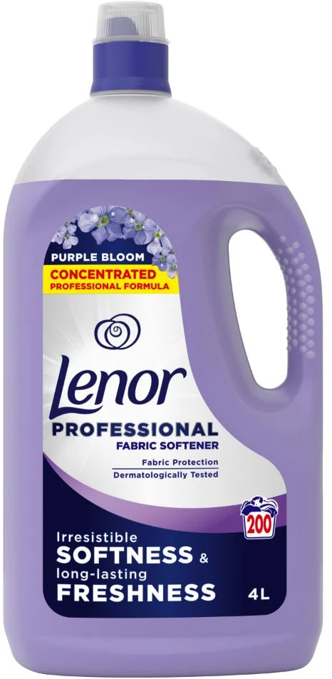 Minkštiklis LENOR Professional, Violetinė Bloom, 4l, 200 skalbimų