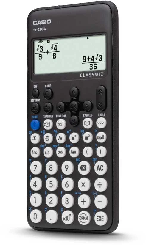 Casio Classwiz skaičiuotuvas su ryškiu LCD ekranu