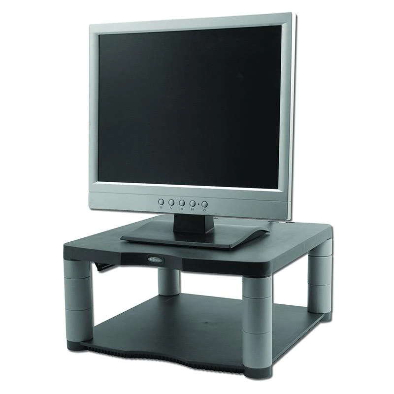Laikiklis Fellowes Monitoriaus stovas kolegos Premium, Juoda/grafitas