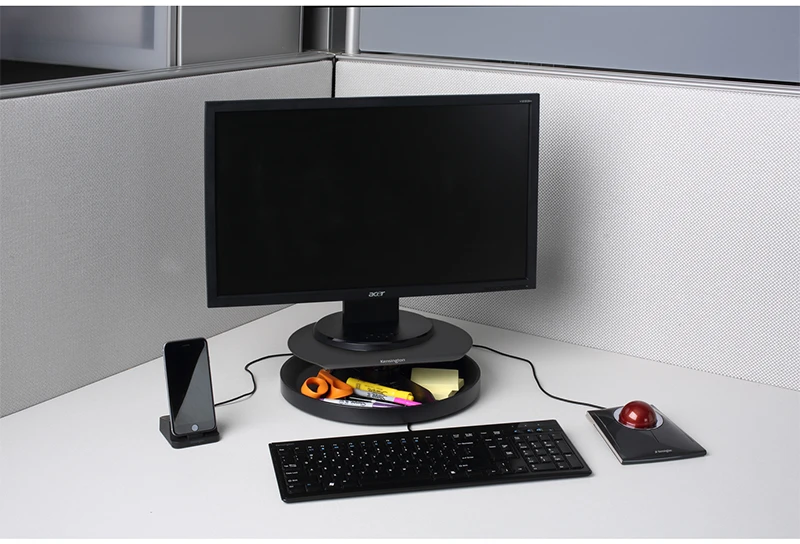 Laikiklis Leitz Monitoriaus stovas KENSINGTON SmartFit Spin2, juoda sp.