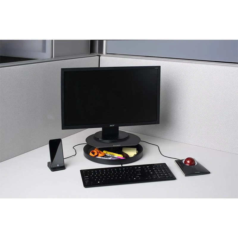 Laikiklis Leitz Monitoriaus stovas KENSINGTON SmartFit Spin2, juoda sp.