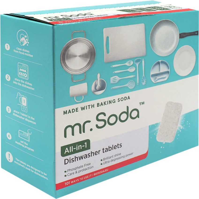Soda | Indaplovės tabletės, 30 vnt. x 20 g | mr. Soda
