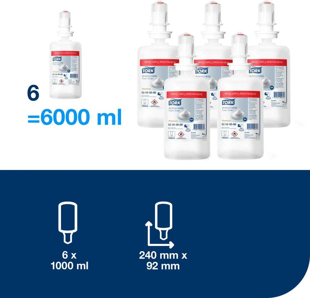 Muilo putos TORK S4 Antimikrobinis, 1l, 520800