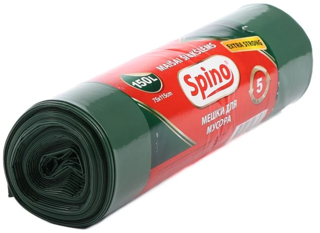 Multipack Šiukšlių maišai SPINO, 150 L, 60 mik