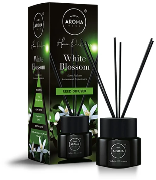 Namų kvapas Aroma Home Juodas Series Sticks 100ml "Baltas Blossom"