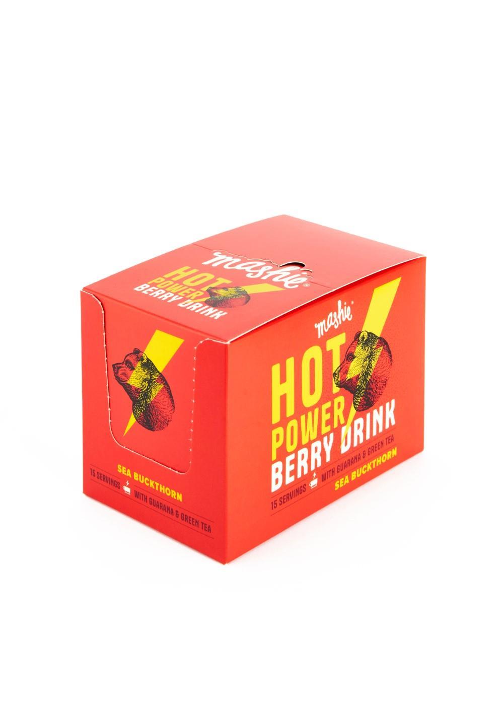 Nordic Berry Energinė šaltalankių uogų tyrė MASHIE HOT POWER, 15 vnt.