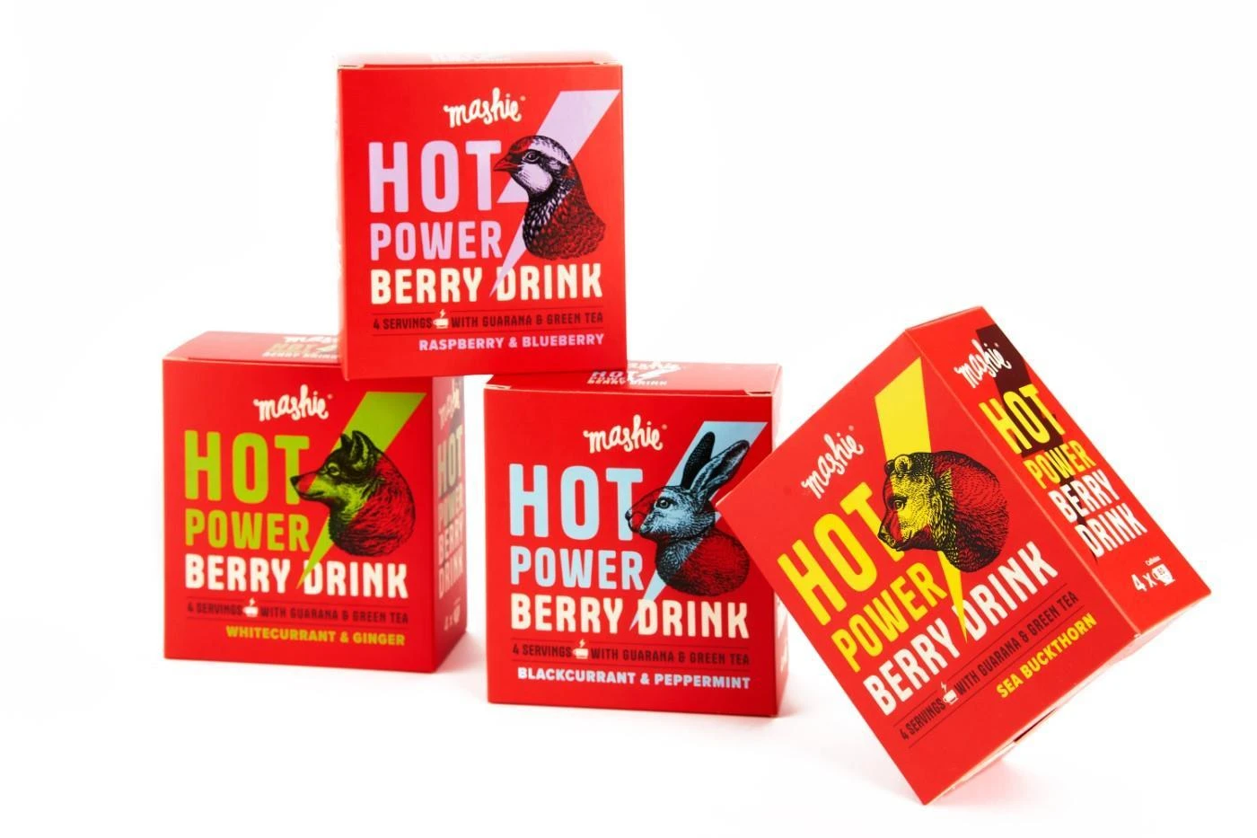 Nordic Berry Energinė šaltalankių uogų tyrė MASHIE HOT POWER, 4vnt.
