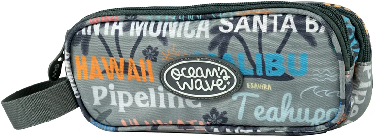 Oceans Wave Penalas OCW MALIBU Pilkas, neužpildytas, 3 užtrauktukai