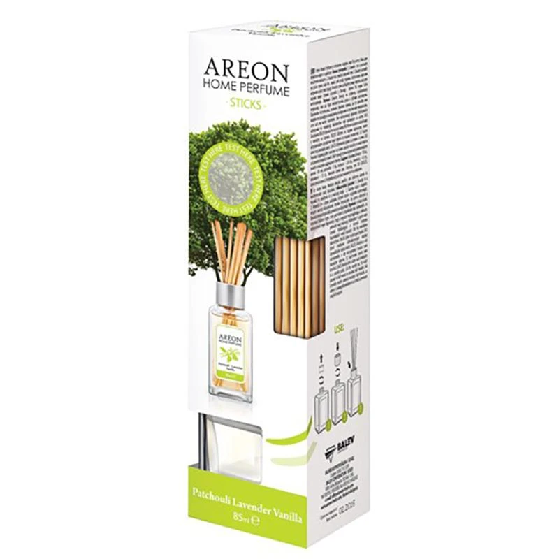 Oro gaiviklis AREON Patchouli - Levandos, su lazdelėmis, 150 ml
