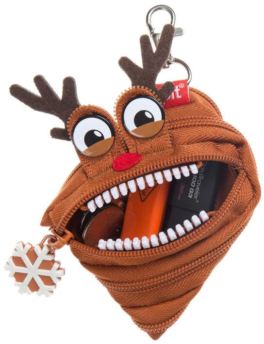 Pakabukas - piniginė ZIPIT Christmas Mini Deer