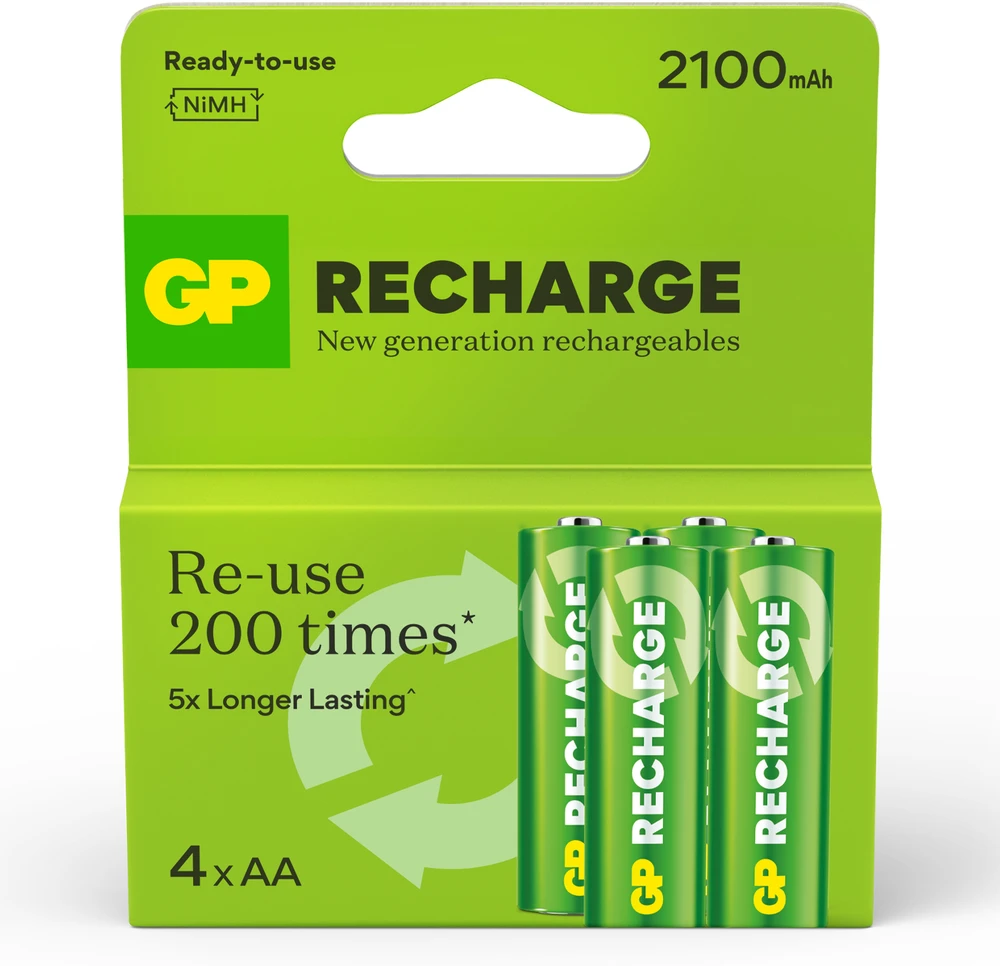 ACCU GP AA 2100MAH 4PCS