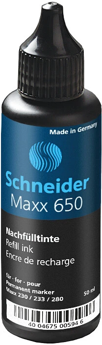 Papildomas rašalas žymekliams SCHNEIDER MAXX 650