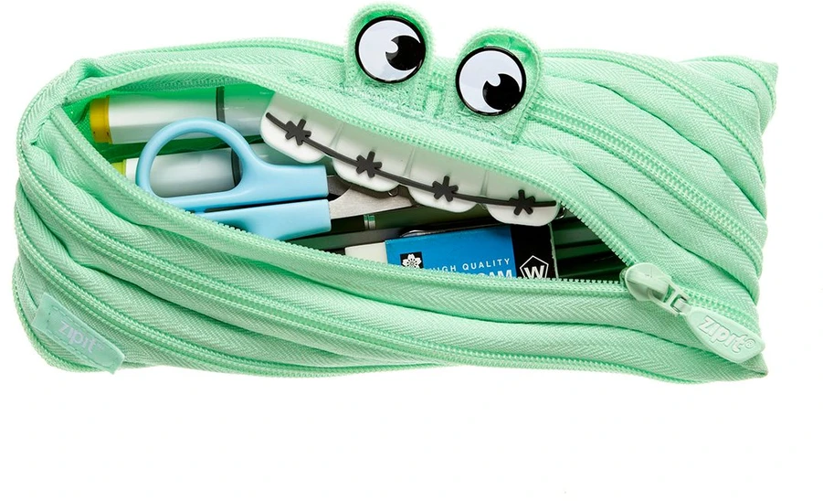 Penalas-pieštukinė ZIPIT Gorge Monster Pouch, GO-4, Mėtinės spalvos