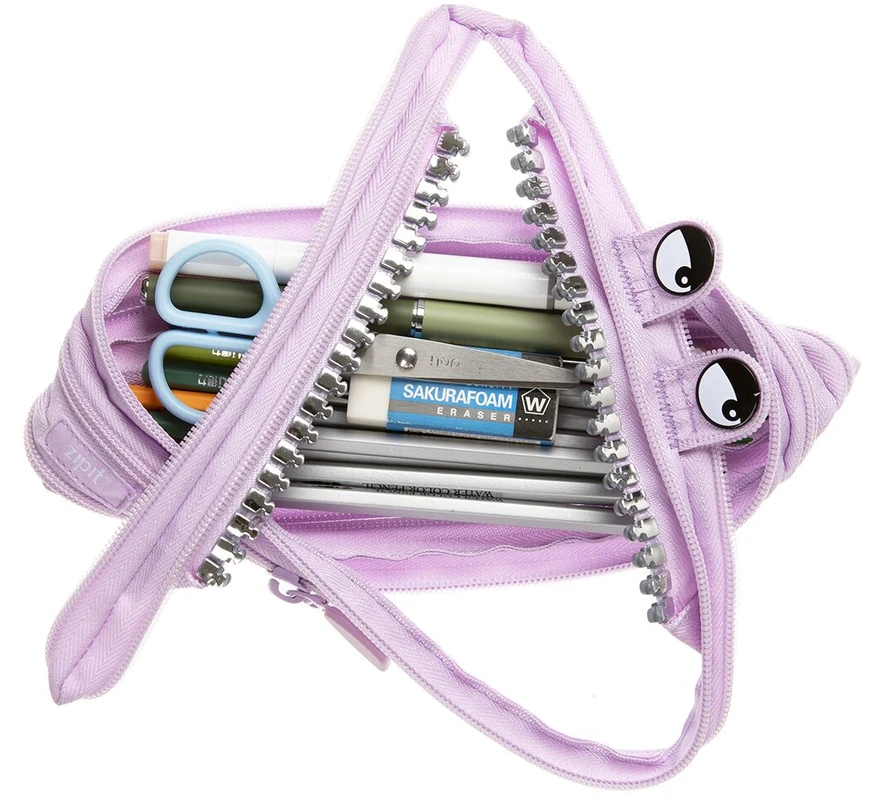 Penalas-pieštukinė ZIPIT Grillz Monster Pouch, ZTM-GR5, Alyvinės spalvos