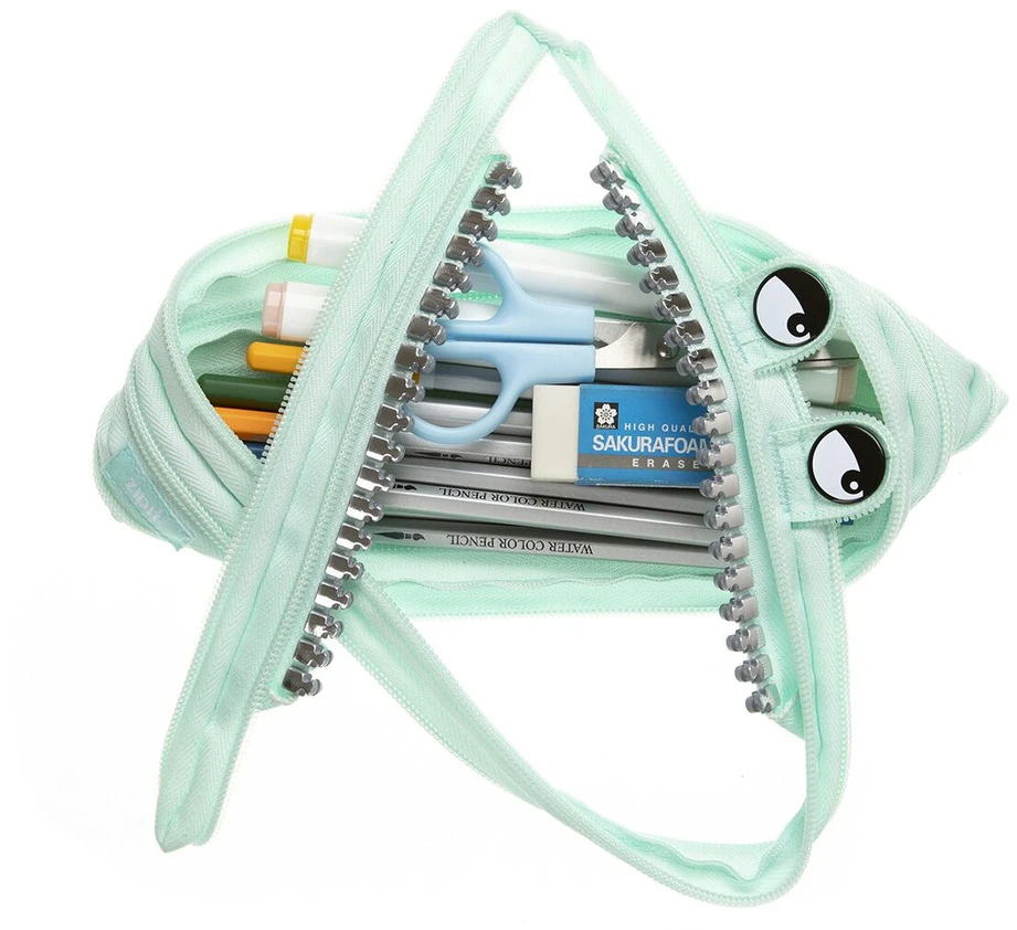 Penalas-pieštukinė ZIPIT Grillz Monster Pouch, ZTM-GR6, Mėtų spalvos