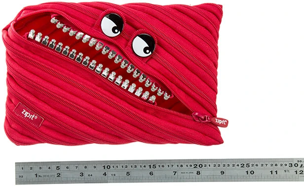 Penalas-pieštukinė ZIPIT Grillz Monster Jumbo Pouch, ZTMJ-GR-RI, Raudona