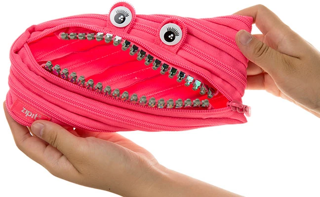 Penalas-pieštukinė ZIPIT Grillz Monster Pouch, ZTM-GR-DY, Rožinė