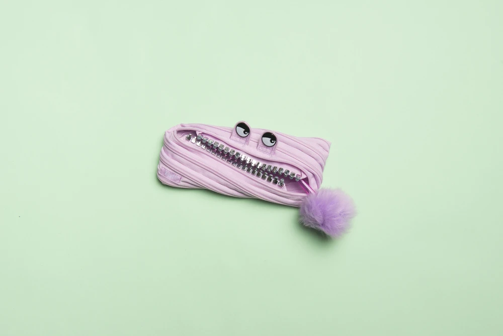 Penalas-pieštukinė ZIPIT Grillz Monster Pouch, ZTM-GR5, Alyvinės spalvos