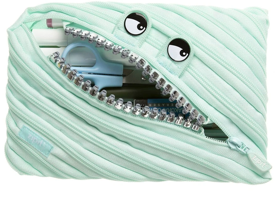 Penalas-pieštukinė ZIPIT Grillz Monster Jumbo Pouch, ZTMJ-GR6, Mėtų spalvos