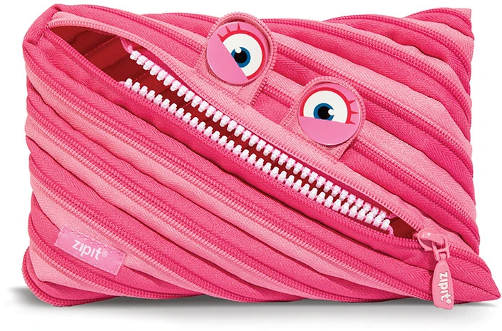 Penalas-pieštukinė ZIPIT Wildlings Jumbo Pouch, ZTMJ-WD-HIP, rožinės sp.