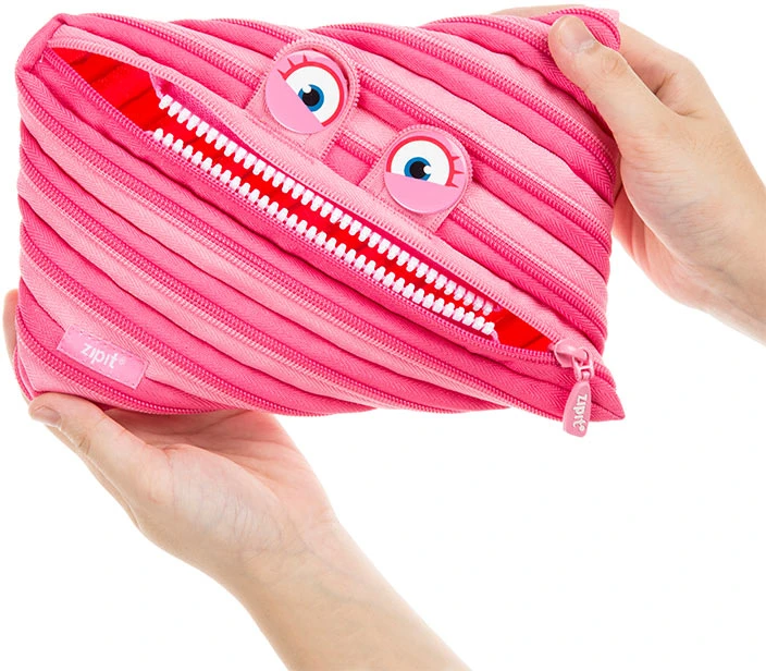 Penalas-pieštukinė ZIPIT Wildlings Jumbo Pouch, ZTMJ-WD-HIP, rožinės sp.