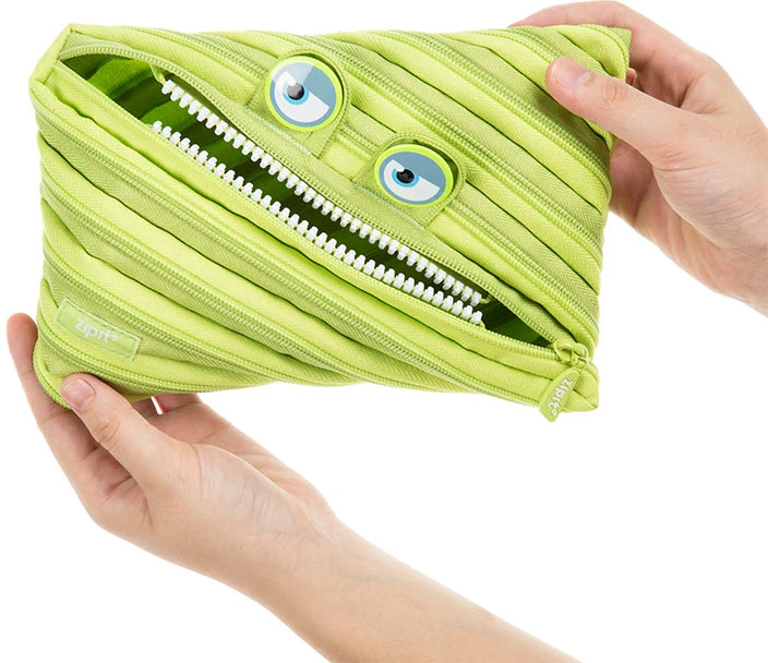 Penalas-pieštukinė ZIPIT Wildlings Jumbo Pouch, ZTMJ-WD-ALI, žalios sp.