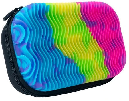 Penalas ZIPIT Wavey Silicone Storage Box, neoninė