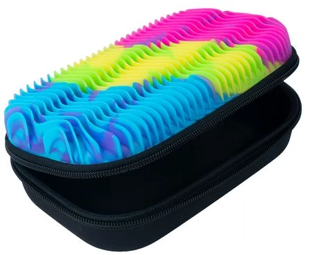 Penalas ZIPIT Wavey Silicone Storage Box, neoninė