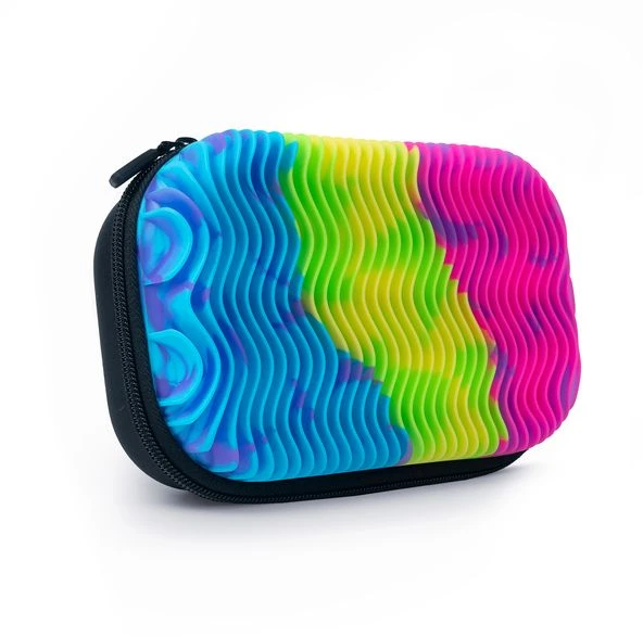 Penalas ZIPIT Wavey Silicone Storage Box, neoninė