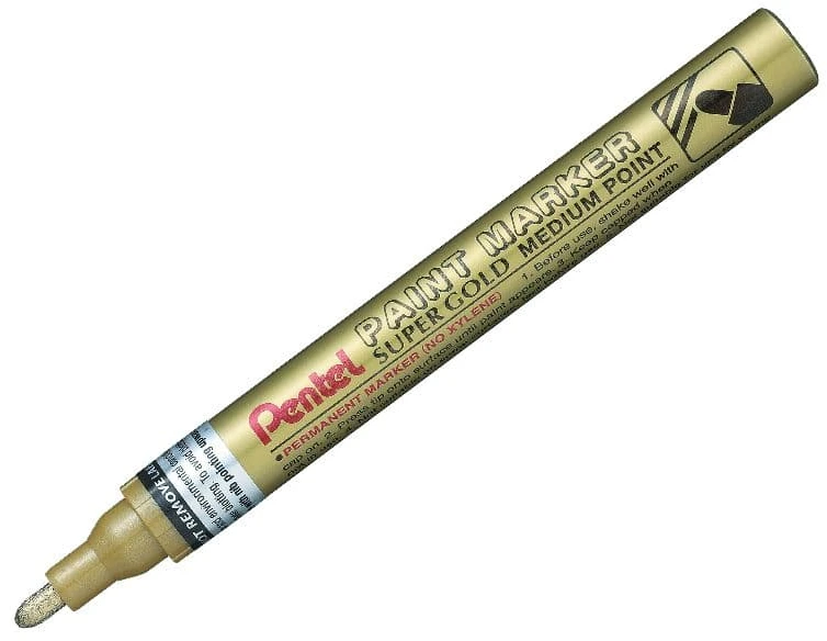 Pentel Arts PENTEL Paint Marker žymeklis, 4,6 mm, auksinis