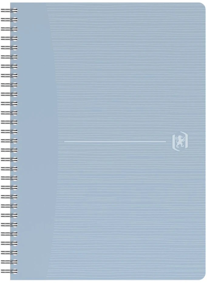 Perdirbtas sąsiuvinis su spirale OXFORD Rec’Up, A5, 90 lapų, 90 gsm, linijomis