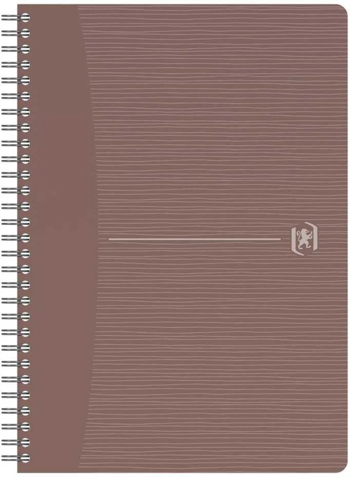 Perdirbtas sąsiuvinis su spirale OXFORD Rec’Up, A5, 90 lapų, 90 gsm, langeliais