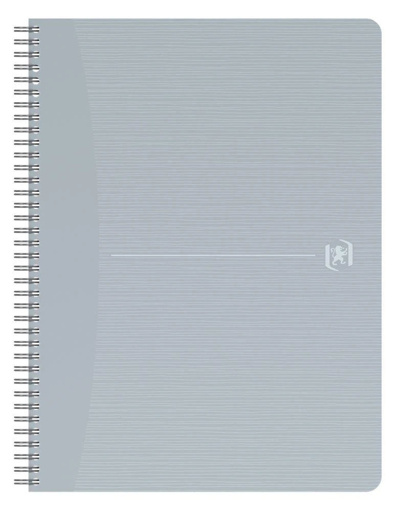 Perdirbtas sąsiuvinis su spirale OXFORD Rec’Up, A4, 90 lapų, 90 gsm, linijomis