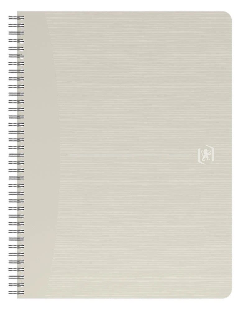 Perdirbtas sąsiuvinis su spirale OXFORD Rec’Up, A4, 90 lapų, 90 gsm, linijomis