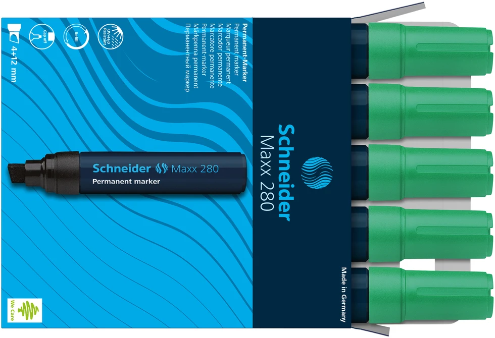 Permanentinis žymeklis SCHNEIDER MAXX 280, žalia