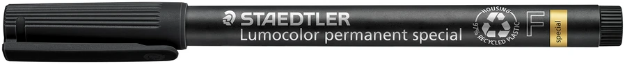 Permanentinis žymeklis STAEDTLER LUMOCOLOR SPECIAL 319, 0,6mm, JUODA