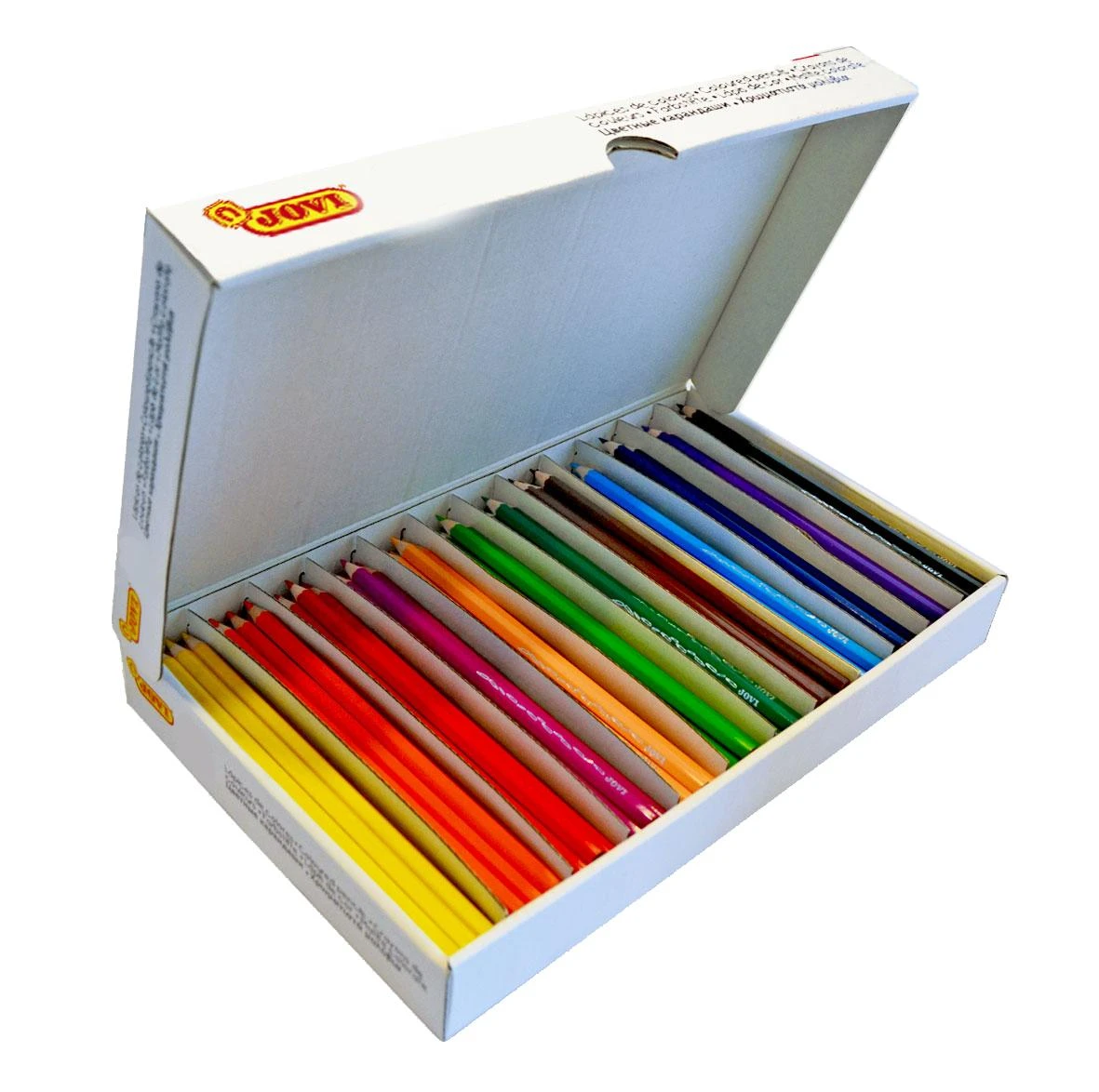 Pieštukai JOVI Schoolpack, 144 vnt., šešiakampiai