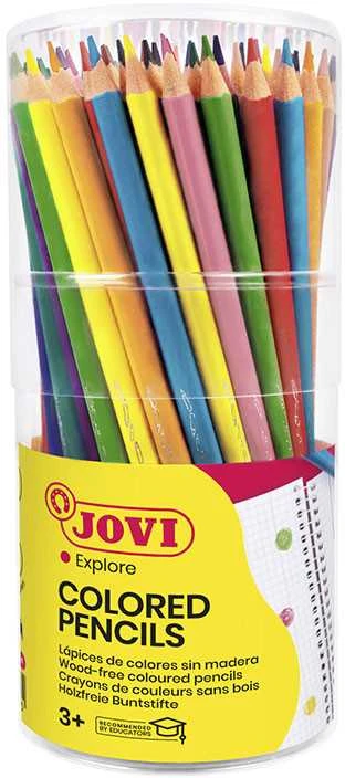 Pieštukai JOVI Tube, 84 vnt., tribriauniai