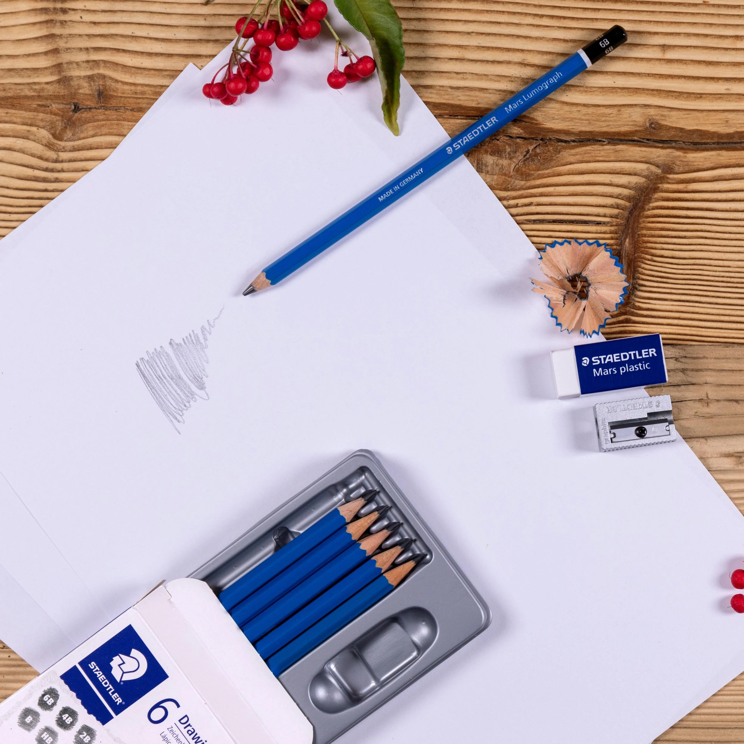 Pieštukai STAEDTLER Mars, 6 vnt.
