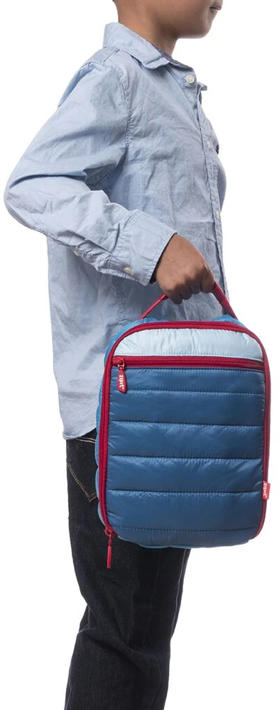Pietų dėžutė + pakelis ledo, ZIPIT, Puffer Lunch Bag, LB-P4, Mėlynos spalvos