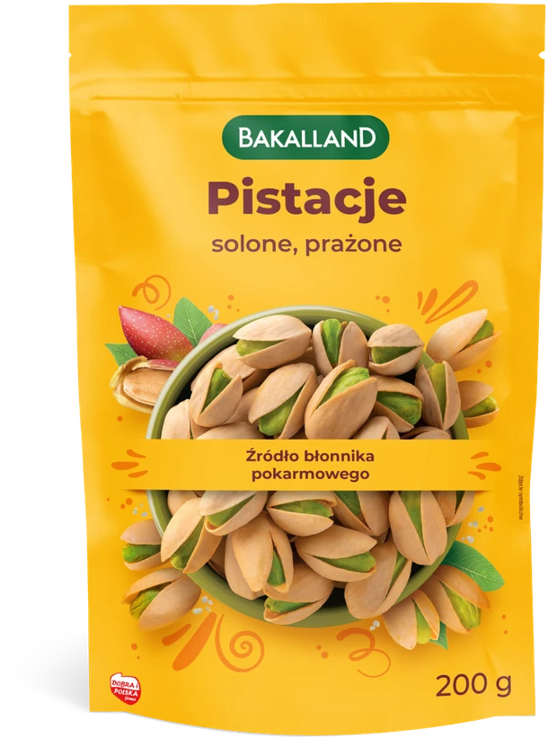 Pistacijos, skrudintos, sūdytos, BAKALLAND, 200 g