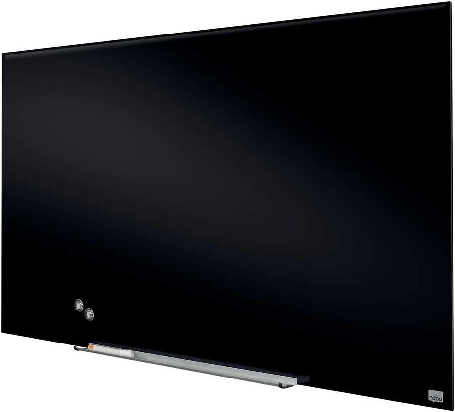 Esselte Stiklinė magnetinė lenta NOBO Impression Pro, plačiaekranė 57", 126x71cm, juoda sp.