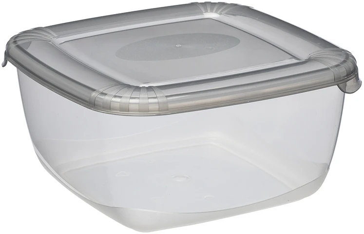 NHG Plast Team Šaldytuvo indas Polar, su dangteliu, PPR, 2,5 l, 20 x 20 cm, H 9,9 cm, vnt