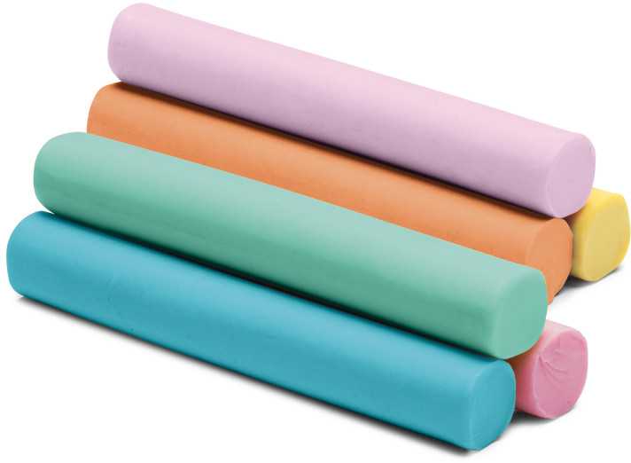 Plastilinas CARIOCA PLASTY, pastelinių spalvų, 100 gr, 6 vnt.