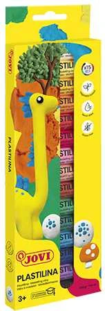 Akson Plastilinas JOVI, 15 spalvų x 15g rinkinys
