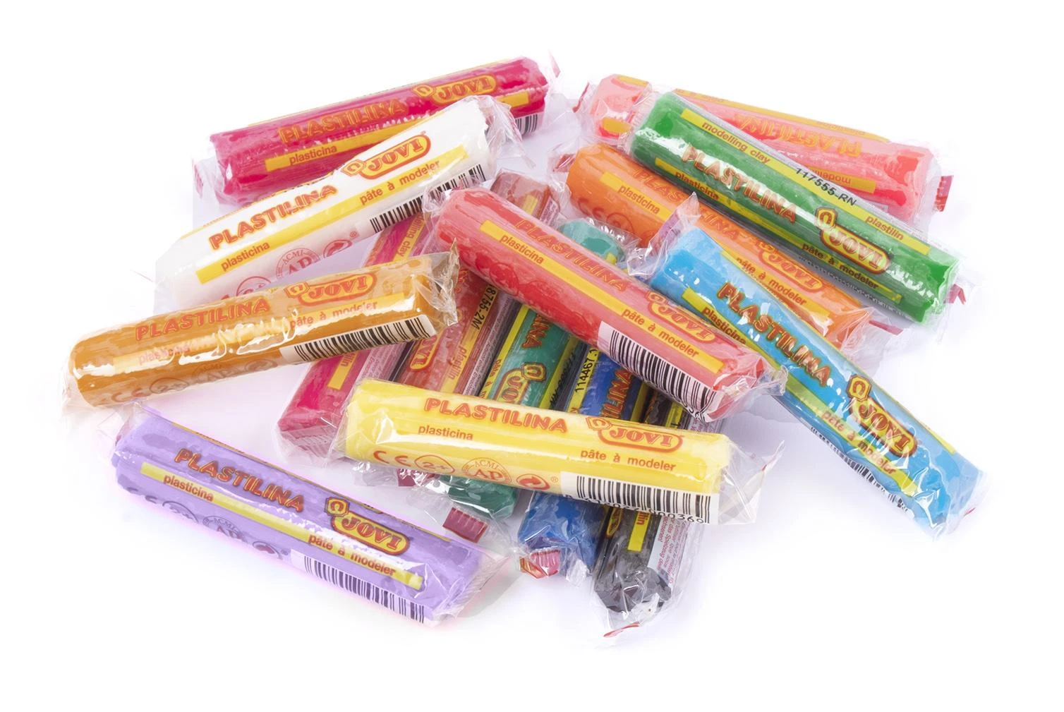 Akson Plastilinas JOVI, 15 spalvų x 15g rinkinys