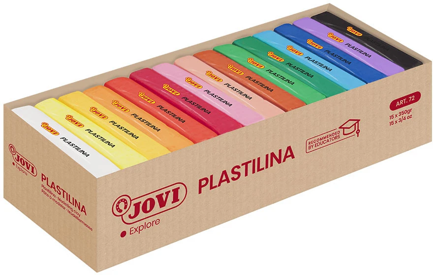 Plastilinas JOVI, 350 g, įvairių spalvų